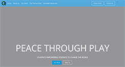 Desktop Screenshot of peacethroughplay.org